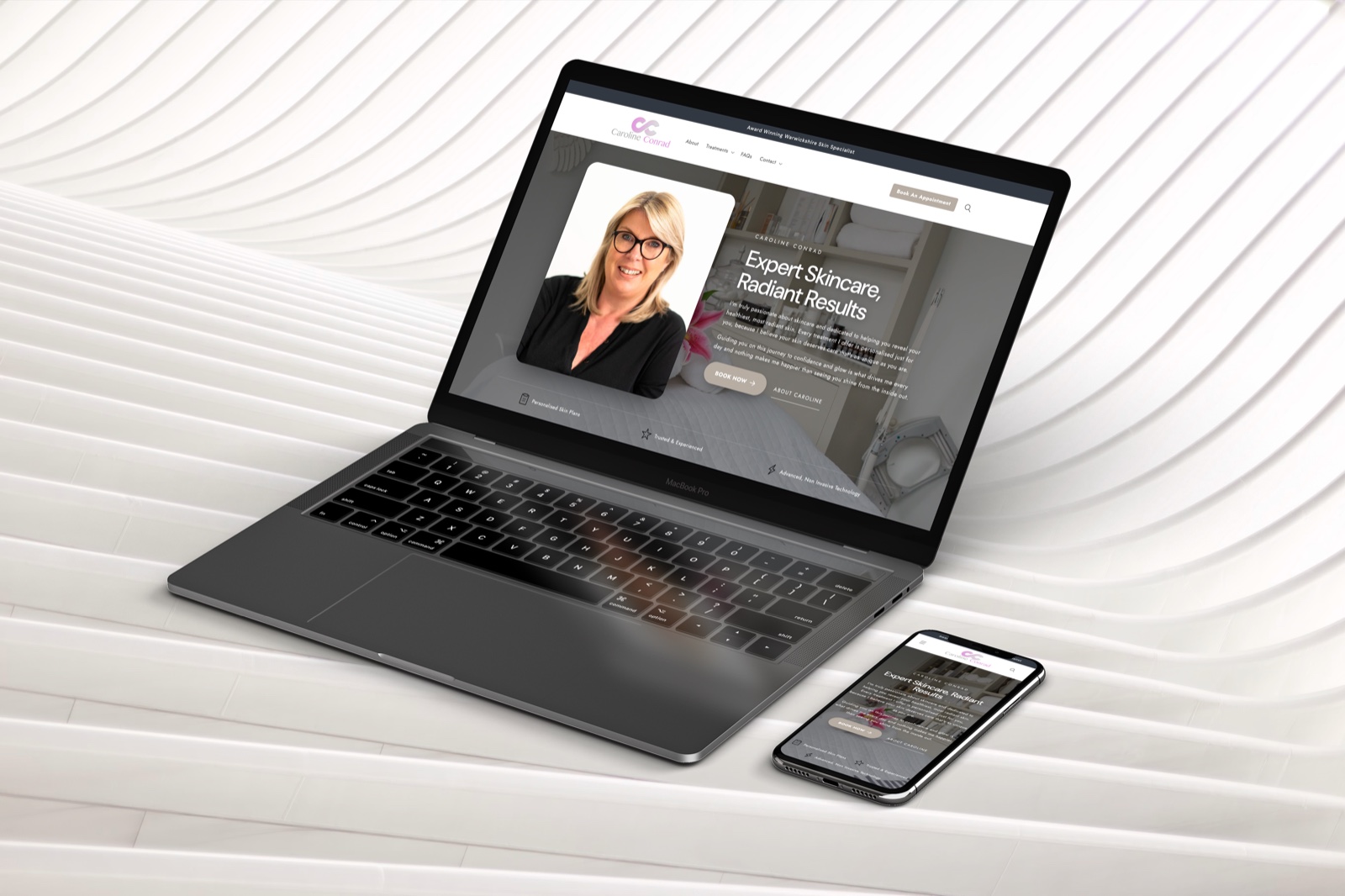 carolineconrad website screenshot
